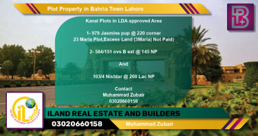 Residential Plot for Sale in Bahria Town, Lahore - (BP-73982)