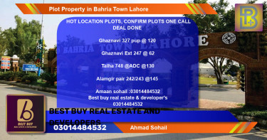 Residential Plot for Sale in Bahria Town, Lahore - (BP-73994)