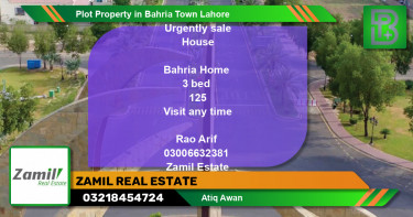 Residential Plot for Sale in Bahria Town, Lahore - (BP-73995)