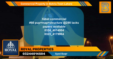 Commercial Property for Sale in Bahria Town, Lahore - (BP-74064)