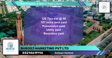 Residential Plot for Sale in Bahria Town, Lahore - (BP-74077)
