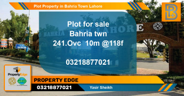 Residential Plot for Sale in Bahria Town, Lahore - (BP-74091)