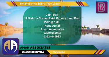 Residential Plot for Sale in Bahria Town, Lahore - (BP-74097)