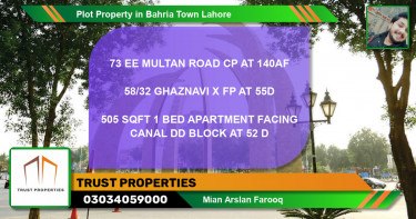 Residential Plot for Sale in Bahria Town, Lahore - (BP-74149)