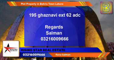 Residential Plot for Sale in Bahria Town, Lahore - (BP-74189)