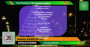 Residential Plot for Sale in Bahria Town, Lahore - (BP-74220)