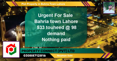 Residential Plot for Sale in Bahria Town, Lahore - (BP-74225)