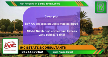 Residential Plot for Sale in Bahria Town, Lahore - (BP-74229)