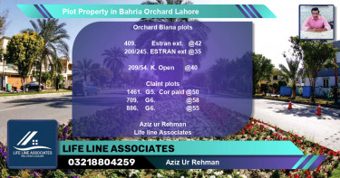 Residential Plot for Sale in Bahria Orchard, Lahore - (BP-74261)