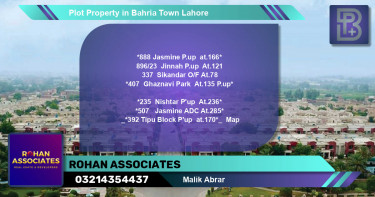 Residential Plot for Sale in Bahria Town, Lahore - (BP-74336)
