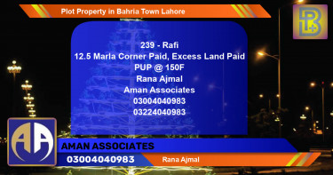 Residential Plot for Sale in Bahria Town, Lahore - (BP-74346)