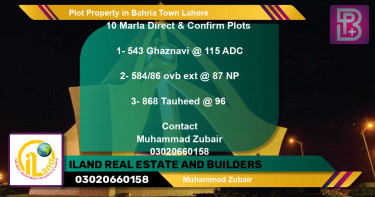 Residential Plot for Sale in Bahria Town, Lahore - (BP-74367)