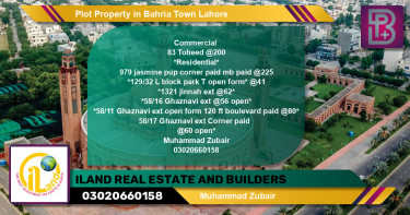 Commercial Plot for Sale in Bahria Town, Lahore - (BP-74370)