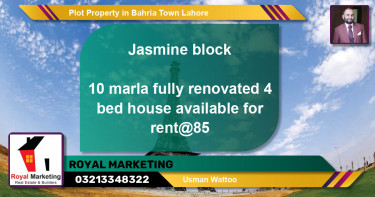 Residential Plot for Sale in Bahria Town, Lahore - (BP-74380)