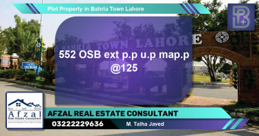 Residential Plot for Sale in Bahria Town, Lahore - (BP-74389)