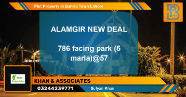 Residential Plot for Sale in Bahria Town, Lahore - (BP-74394)