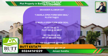 Residential Plot for Sale in Bahria Town, Lahore - (BP-74423)