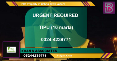 Residential Plot for Sale in Bahria Town, Lahore - (BP-74427)
