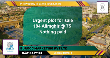 Residential Plot for Sale in Bahria Town, Lahore - (BP-74441)
