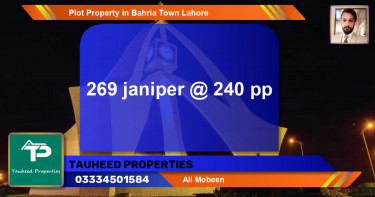 Residential Plot for Sale in Bahria Town, Lahore - (BP-74450)