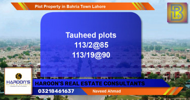 Residential Plot for Sale in Bahria Town, Lahore - (BP-74523)