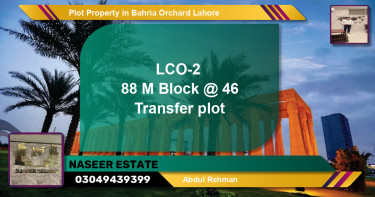 Residential Plot for Sale in Bahria Orchard, Lahore - (BP-74534)