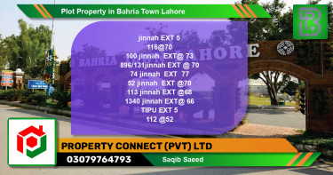 Residential Plot for Sale in Bahria Town, Lahore - (BP-74560)