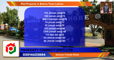 Residential Plot for Sale in Bahria Town, Lahore - (BP-74582)