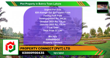 Residential Plot for Sale in Bahria Town, Lahore - (BP-74622)