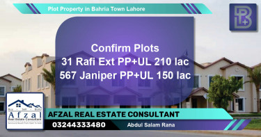 Residential Plot for Sale in Bahria Town, Lahore - (BP-74693)