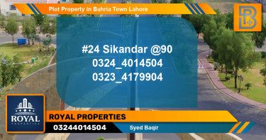 Residential Plot for Sale in Bahria Town, Lahore - (BP-74712)