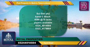 Residential Plot for Sale in Bahria Town, Lahore - (BP-74716)