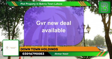 Residential Plot for Sale in Bahria Town, Lahore - (BP-74729)