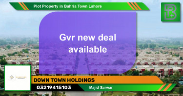 Residential Plot for Sale in Bahria Town, Lahore - (BP-74734)