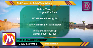 Residential Plot for Sale in Bahria Town, Lahore - (BP-74736)