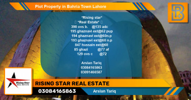Residential Plot for Sale in Bahria Town, Lahore - (BP-74746)
