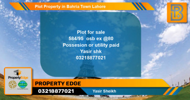Residential Plot for Sale in Bahria Town, Lahore - (BP-74754)