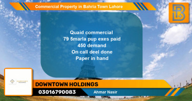 Commercial Property for Sale in Bahria Town, Lahore - (BP-74771)