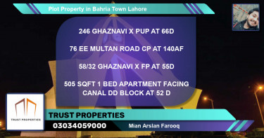 Residential Plot for Sale in Bahria Town, Lahore - (BP-74794)