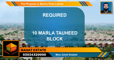 Residential Plot for Sale in Bahria Town, Lahore - (BP-74822)