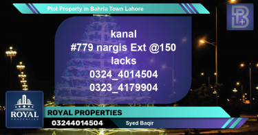 Residential Plot for Sale in Bahria Town, Lahore - (BP-74832)