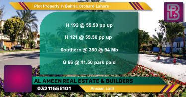 Residential Plot for Sale in Bahria Orchard, Lahore - (BP-74840)
