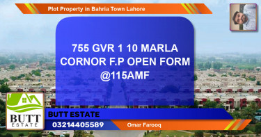 Residential Plot for Sale in Bahria Town, Lahore - (BP-74851)