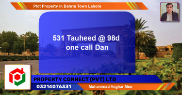 Residential Plot for Sale in Bahria Town, Lahore - (BP-74856)