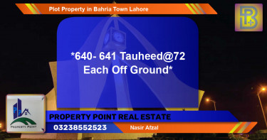 Residential Plot for Sale in Bahria Town, Lahore - (BP-74944)