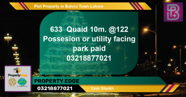 Residential Plot for Sale in Bahria Town, Lahore - (BP-74983)