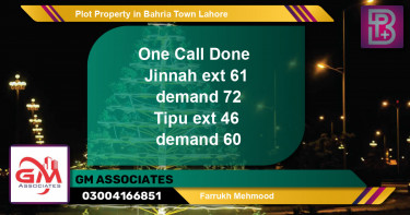 Residential Plot for Sale in Bahria Town, Lahore - (BP-75011)