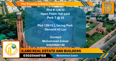 Residential Plot for Sale in Bahria Town, Lahore - (BP-75022)