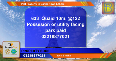Residential Plot for Sale in Bahria Town, Lahore - (BP-75050)