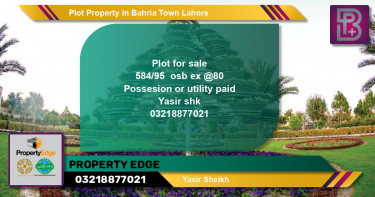 Residential Plot for Sale in Bahria Town, Lahore - (BP-75054)